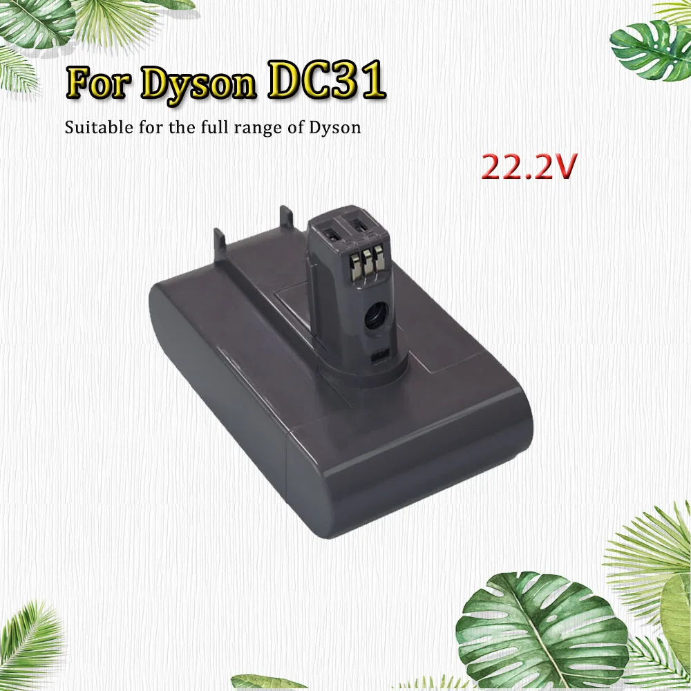 DC31 A-type vacuum cleaner battery 4000mAh 5000mAh 6000mAh suitable for Dyson  DC34 DC35 DC44 DC45 to replace lithium-ion batter