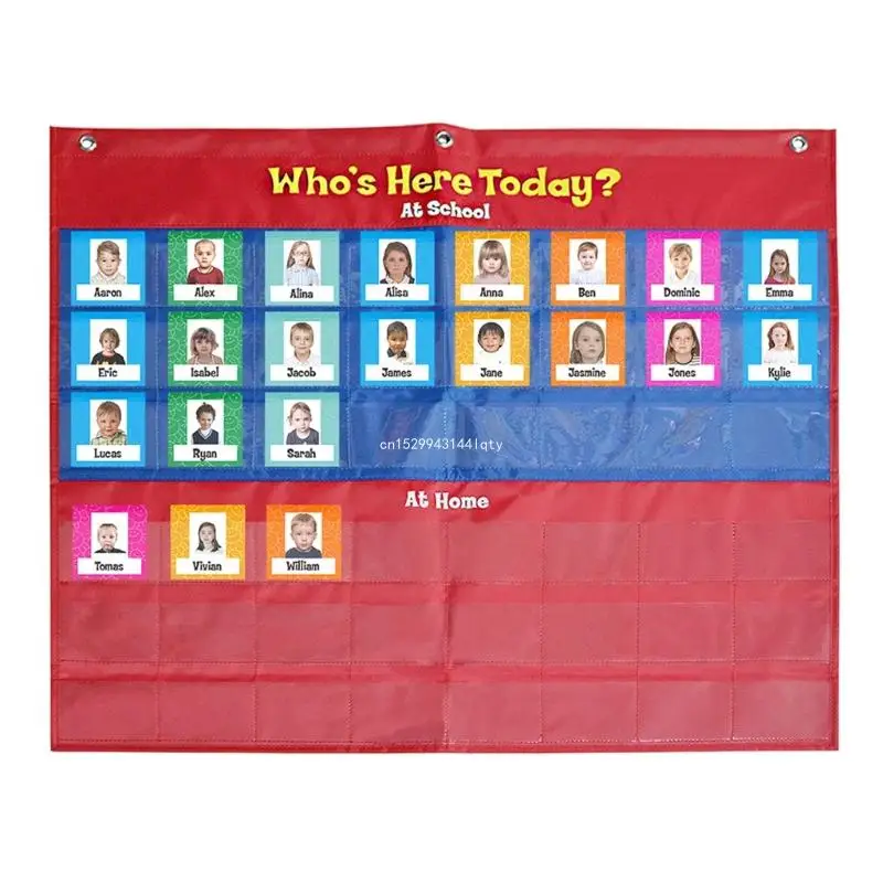 Pocket Chart, Classroom Management Pocket Chart Homeschool, Preschool Supplies Dropship