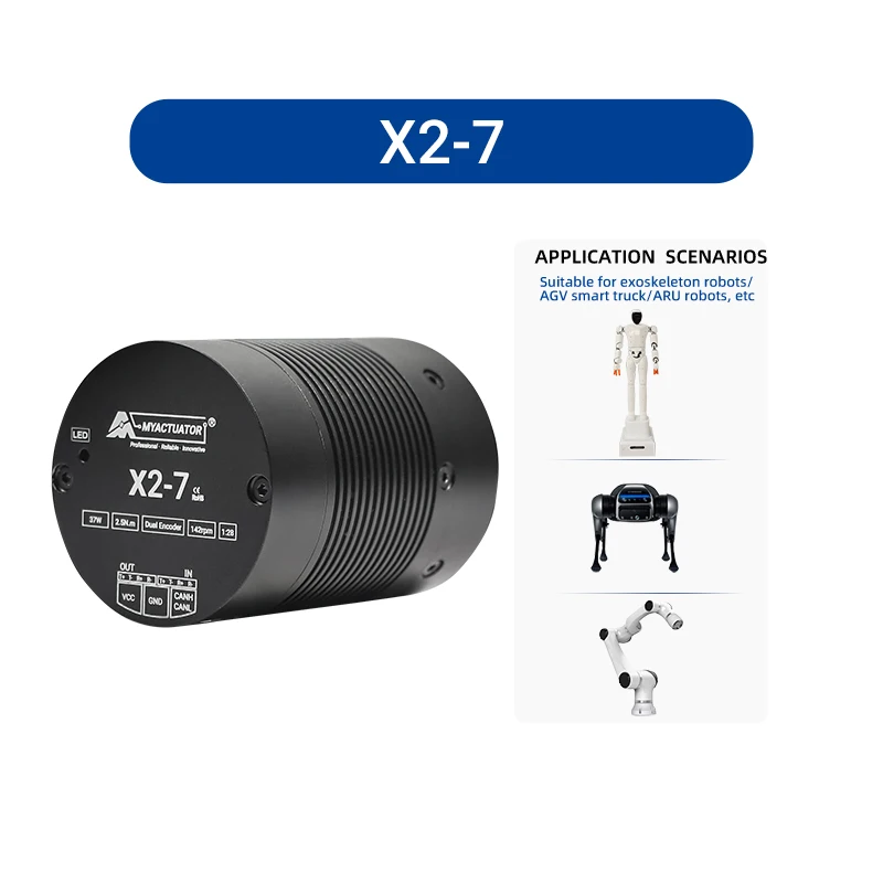 2026 Brushless Motor RMD-X2-7 Supports EtherCAT+ CAN, High Dynamic Range, High Precision, Used for Humanoid Robot Joint Actuatio