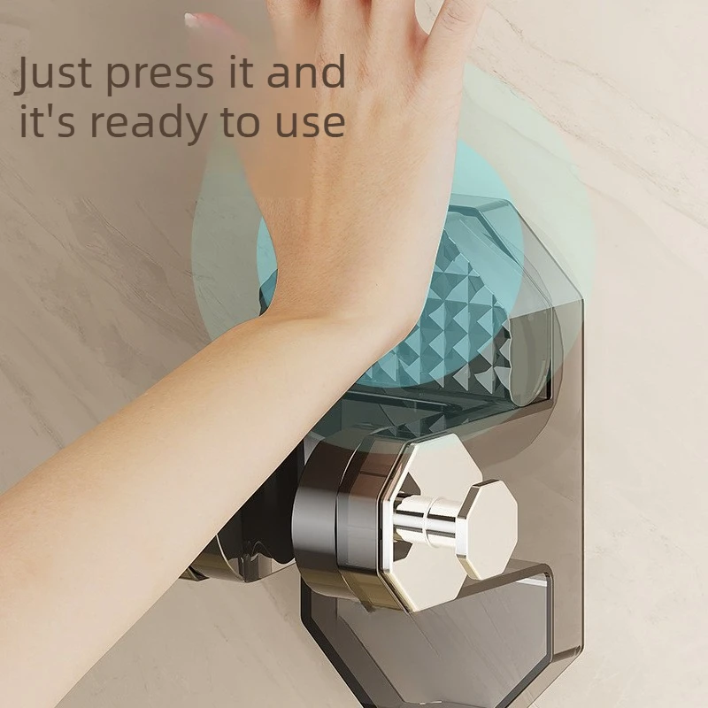 Adjustable Shower Heads Holder Adjustable Showerhead Wall Mounted Suction Bracket No Drill Required Suction Cup Wall