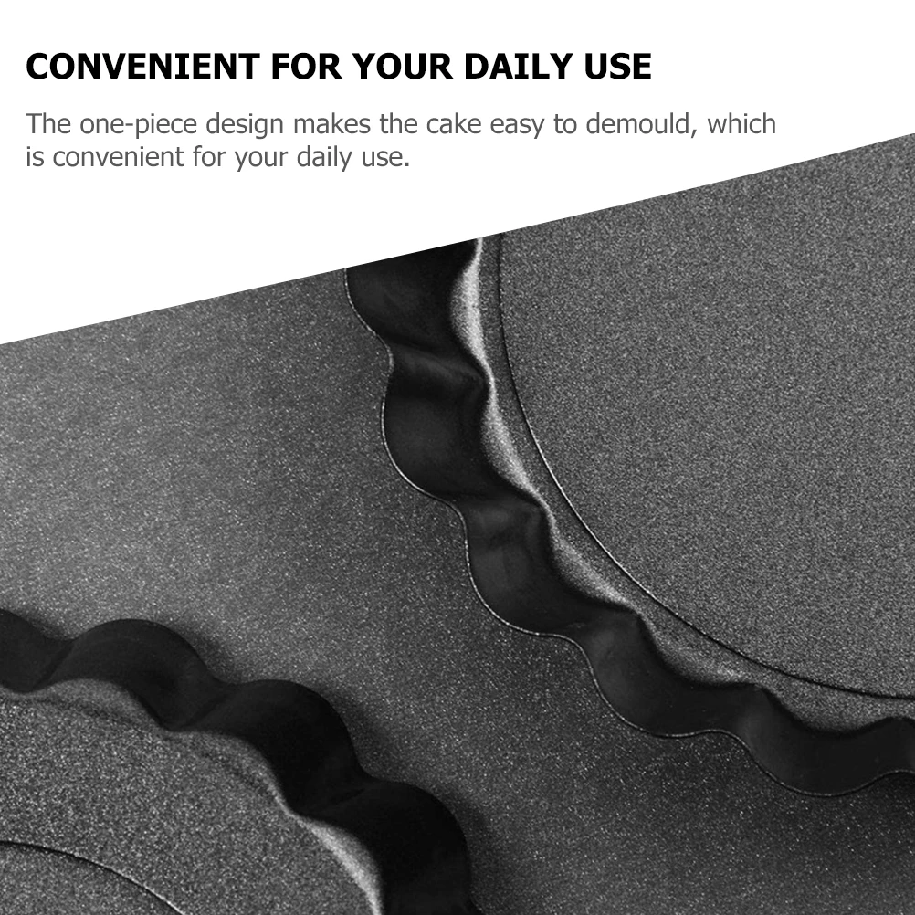 

6pcs Cake Molds Chocolate Diy Baking Trays Non-Stick Fruit Pie Mold Home Kitchen Supply Waterproof Cake Making Tool