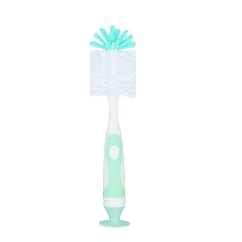 Ensemble de biberons en nylon mère-enfant, brosse à livres, brosse à dents, support à ventouse, alimentation, propre, ensemble d'outils, 2 en 1