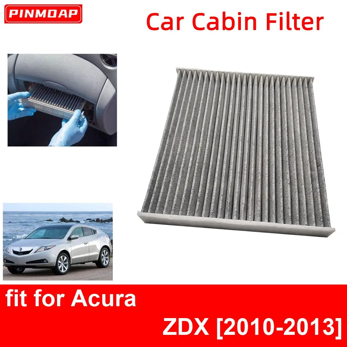 

Car Cabin Air Filter for Acura ZDX 2010-2013 Auto Filters Carbon Fiber CF10134 80219-SHJ-A01 80292-SDA-407 80292-SDA-A01