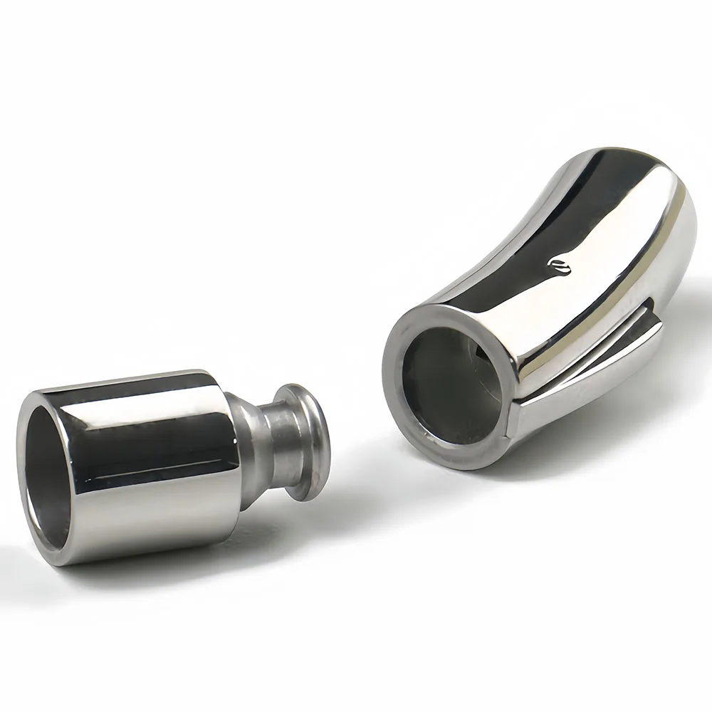 Edelstahl-Bajonettverschluss 2-12mm Federzylinder-Verschluss Schmuckkomponenten DIY Armbandteile Schmuckherstellungszubehör – Detail 6