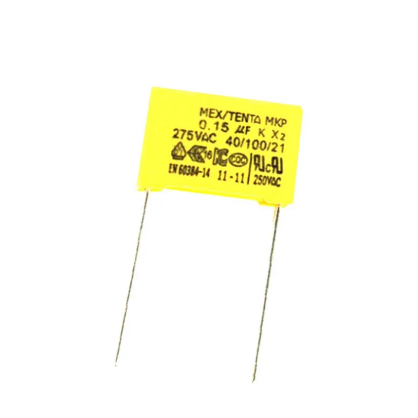 Safety Capacitor MKP X2 275V AC 0.01 0.022 0.033 0.047 0.068 0.1 0.15 0.22 0.33 0.47 0.68 1UF 1.5 2.2 UF
