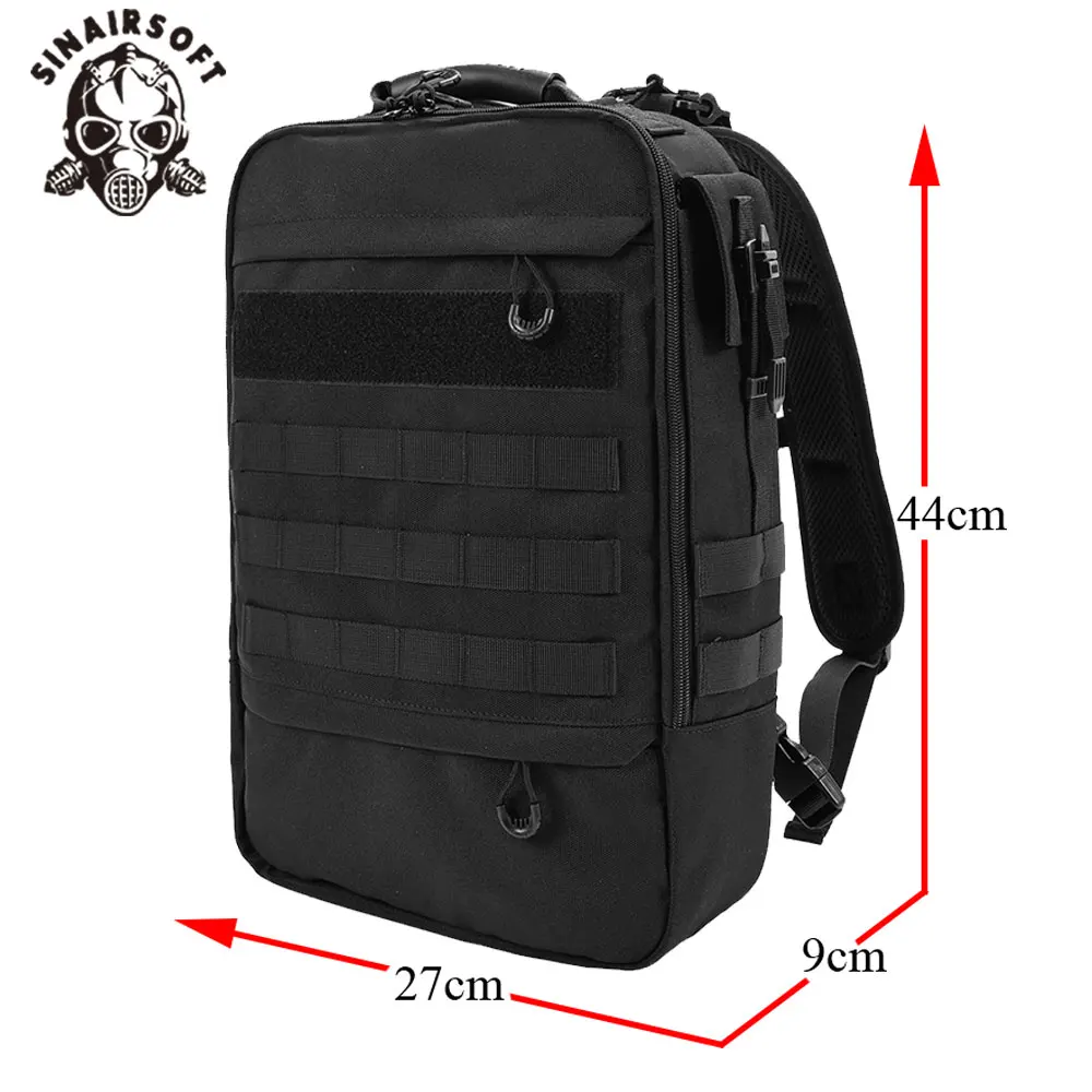 SINAIRSOFT Zaino tattico Molle Borsa da lavoro Zaino Zaino per viaggi Escursionismo Caccia Sport all'aria aperta