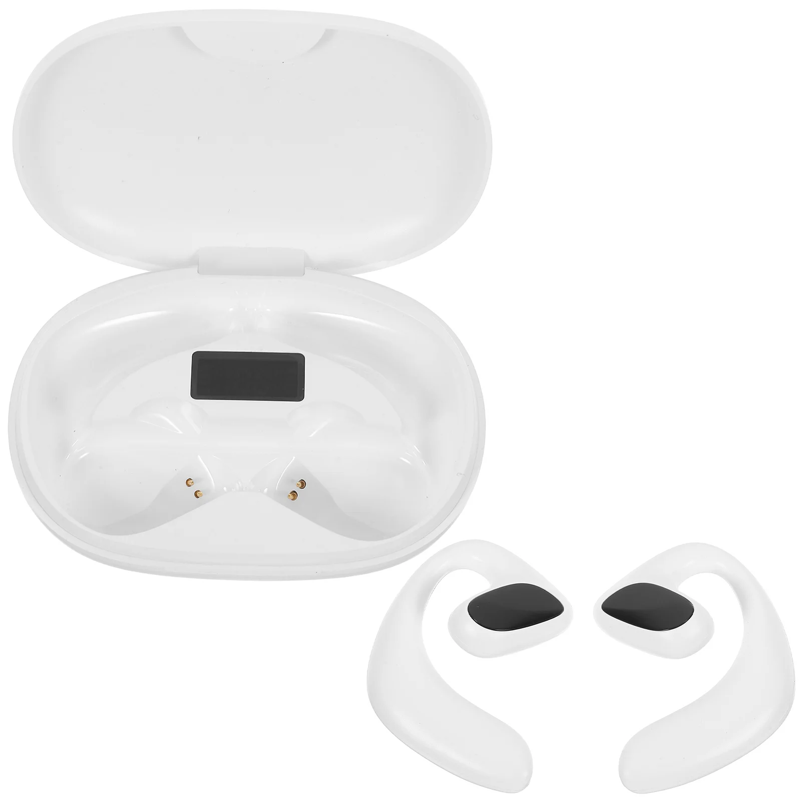 

Smart Translation Earbuds White Real Time Translator Multi Language Support High Precision Voice Recognition Lightweight For