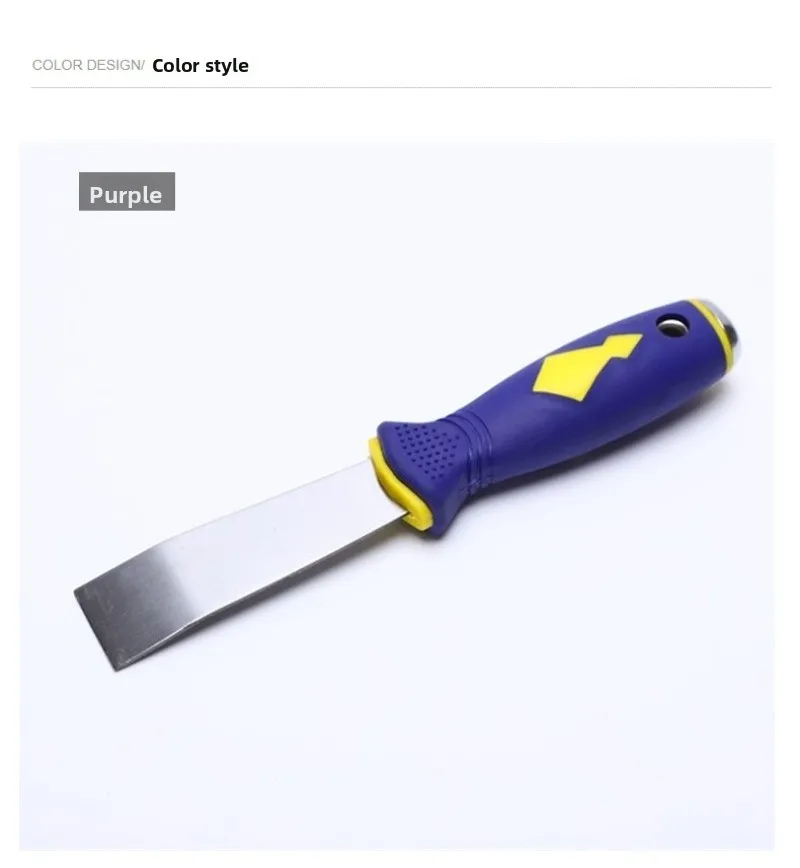 Professional Stainless Steel Scraper Putty Knife Wall Plastering Leveling Trowel for Home Renovation Tool