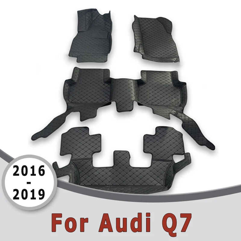 

Car Floor Mats For Audi Q7 2019 2018 2017 2016 (7 Seats) Carpets Interior Accessories Foot Rugs Auto Parts Replacement Product