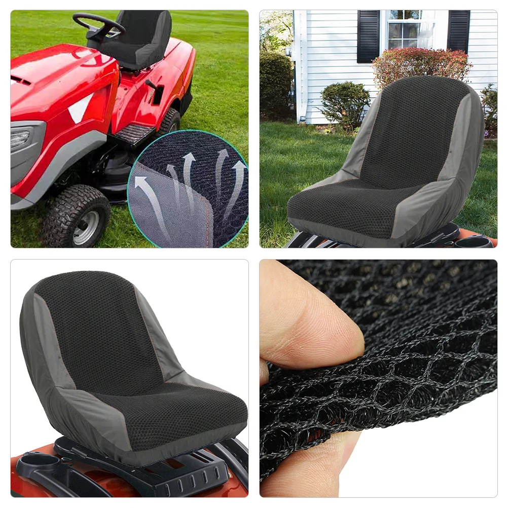 

Tractor Seat Protective Cover Lightweight Riding Lawn Mower Seat Cover Outdoor Garden Mower Accessories Lawnmower Covers