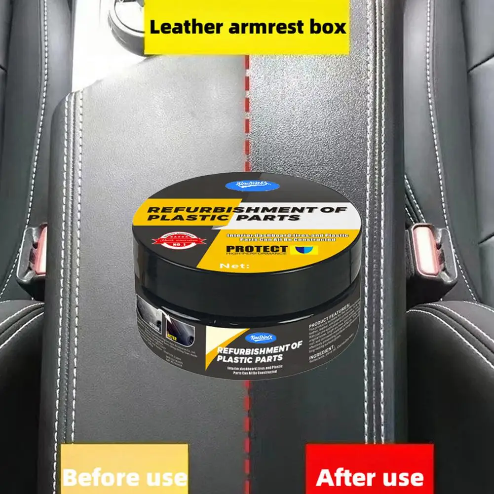 Automotive Plastic Repair Agent-interior And Plastic Polishing Wax, Scratch Repair Anti-aging Cream, Suitable For Tires