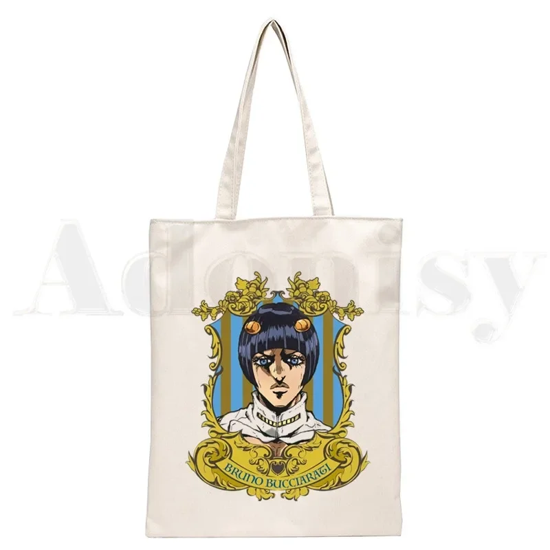 JoJo Bizarre Adventure Graphic Cartoon Print Shopping Bags Girls Fashion Casual Japanese Anime Pacakge Hand Bag