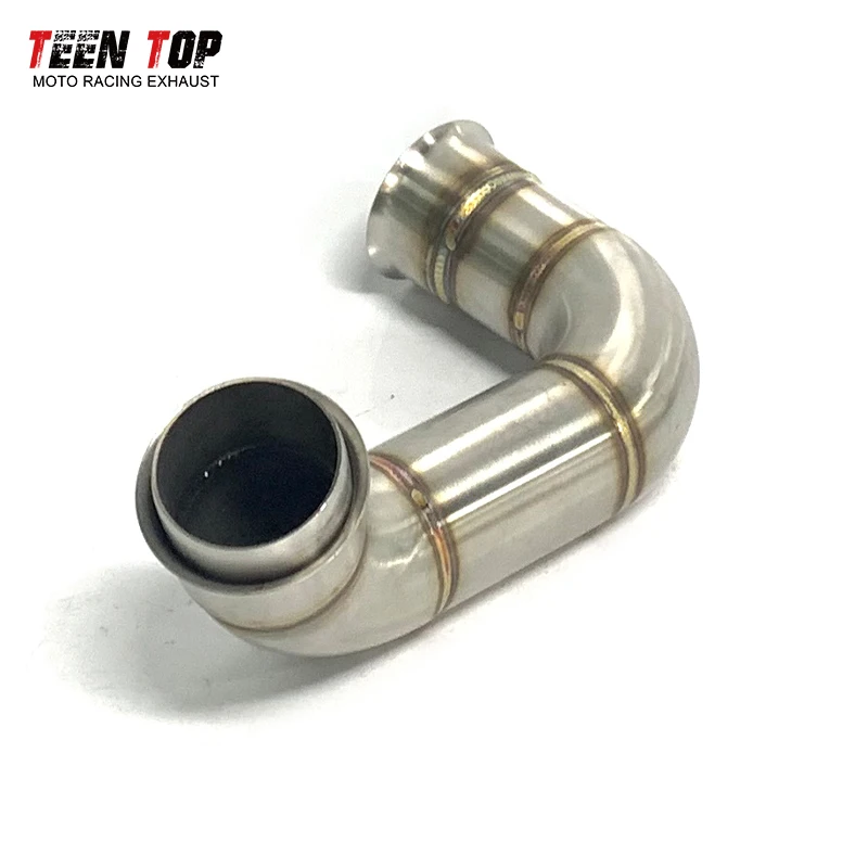 790adv Exhaust Decat Pipe For KTM 790 890 Adventure Exhaust Middle Catalyst Replace Pipe Stainless Steel Escape Moto Tube 2019+