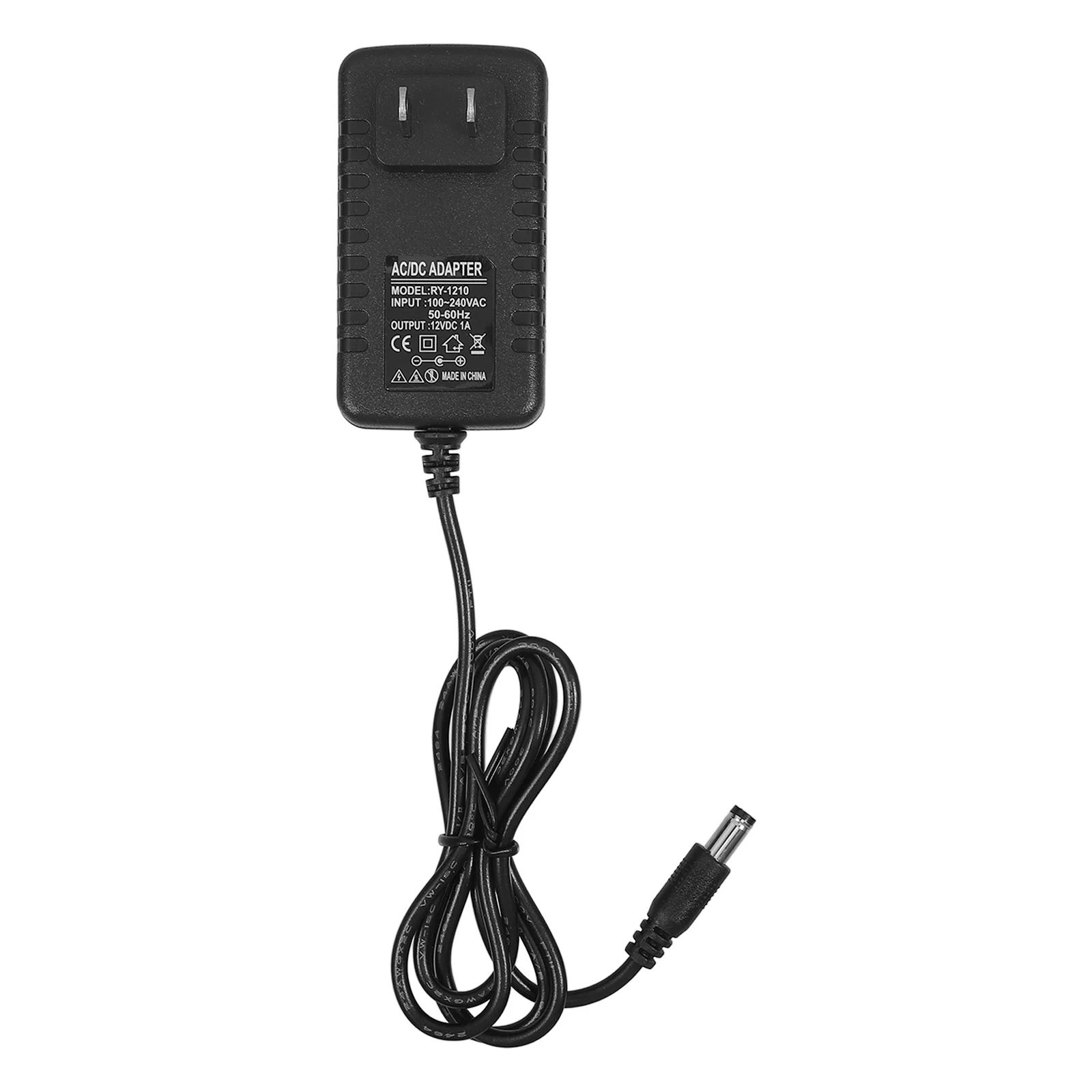 Adaptador de alimentação LED AC110-240V DC12V 1A Conversor de fonte de alimentação de comutação para luz de tanque de peixes de aquário (plugue americano)