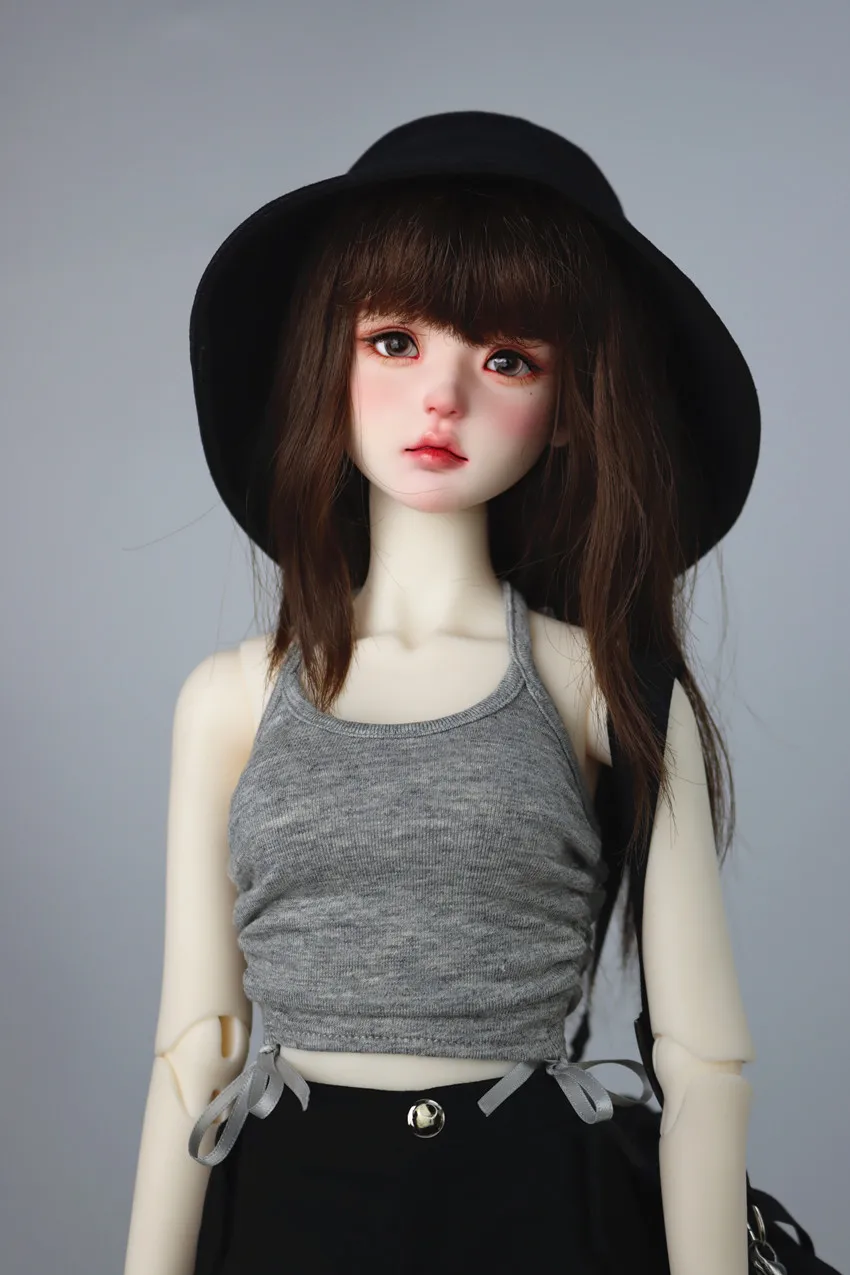 

【Лише одежда】1/3 1/4 масштаб BJD куклы одежда сексуальный жилет с лямкой на шнурке длинная юбка-карго фуражка модель игрушки