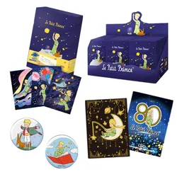 Karty Card Fun Le Petit Prince otaczające modne karty kolekcji pudełko z niespodzianką karty kolekcjonerskie upominki świąteczne zabawek dla dzieci