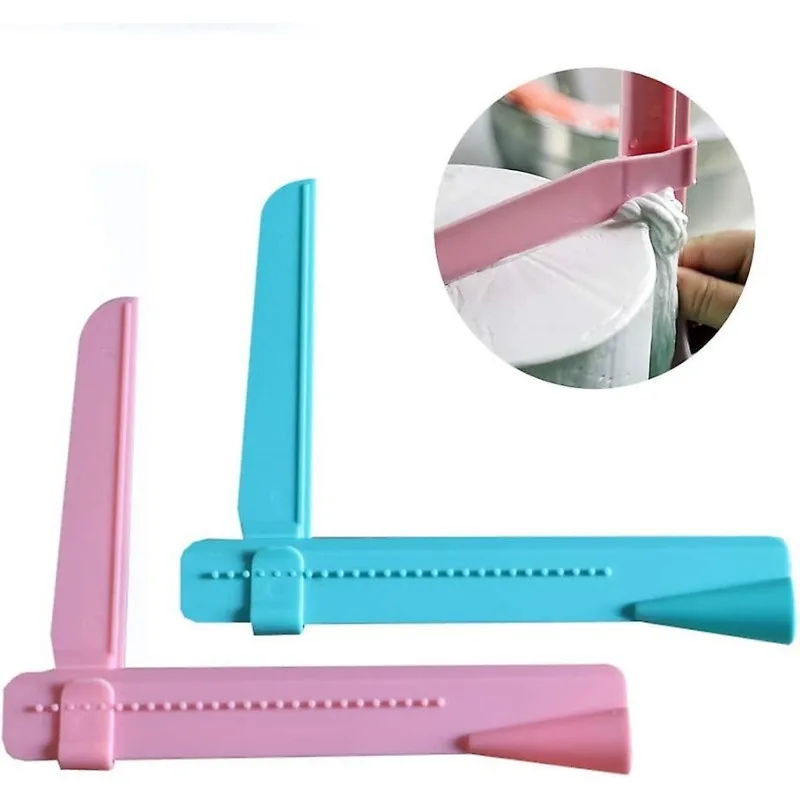 Multi-Color Cake Smoother and Scraper Set Adjustable Height Frosting Spatula Cake Decorating Tool for Perfectly Frosted Cakes