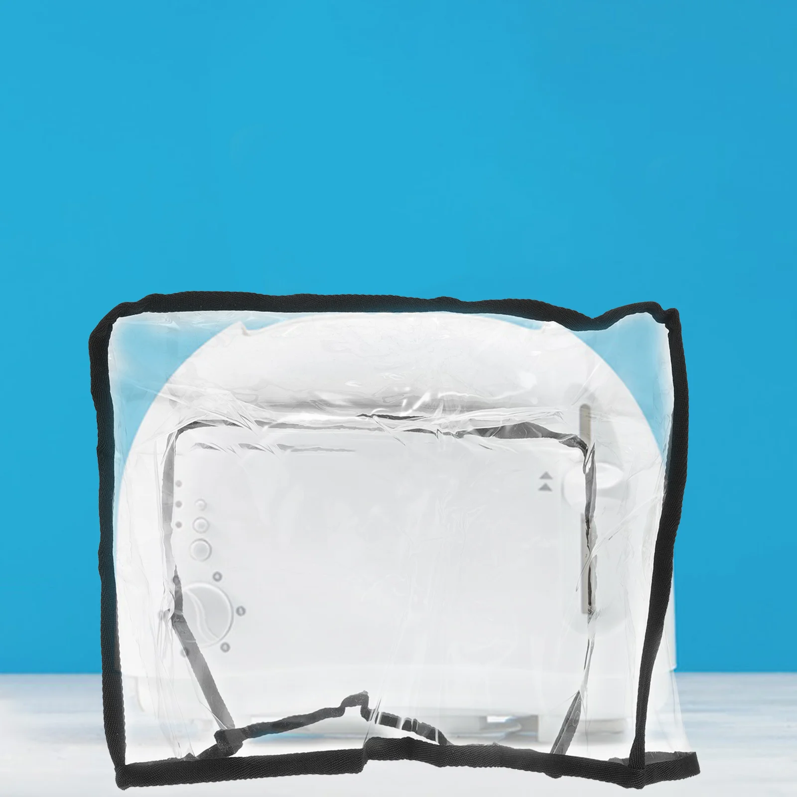 

Clear Bread Machine Cover PVC Toaster Protector for Dust Scratches Anti-Scalding Protection Suitable for Most Small Household