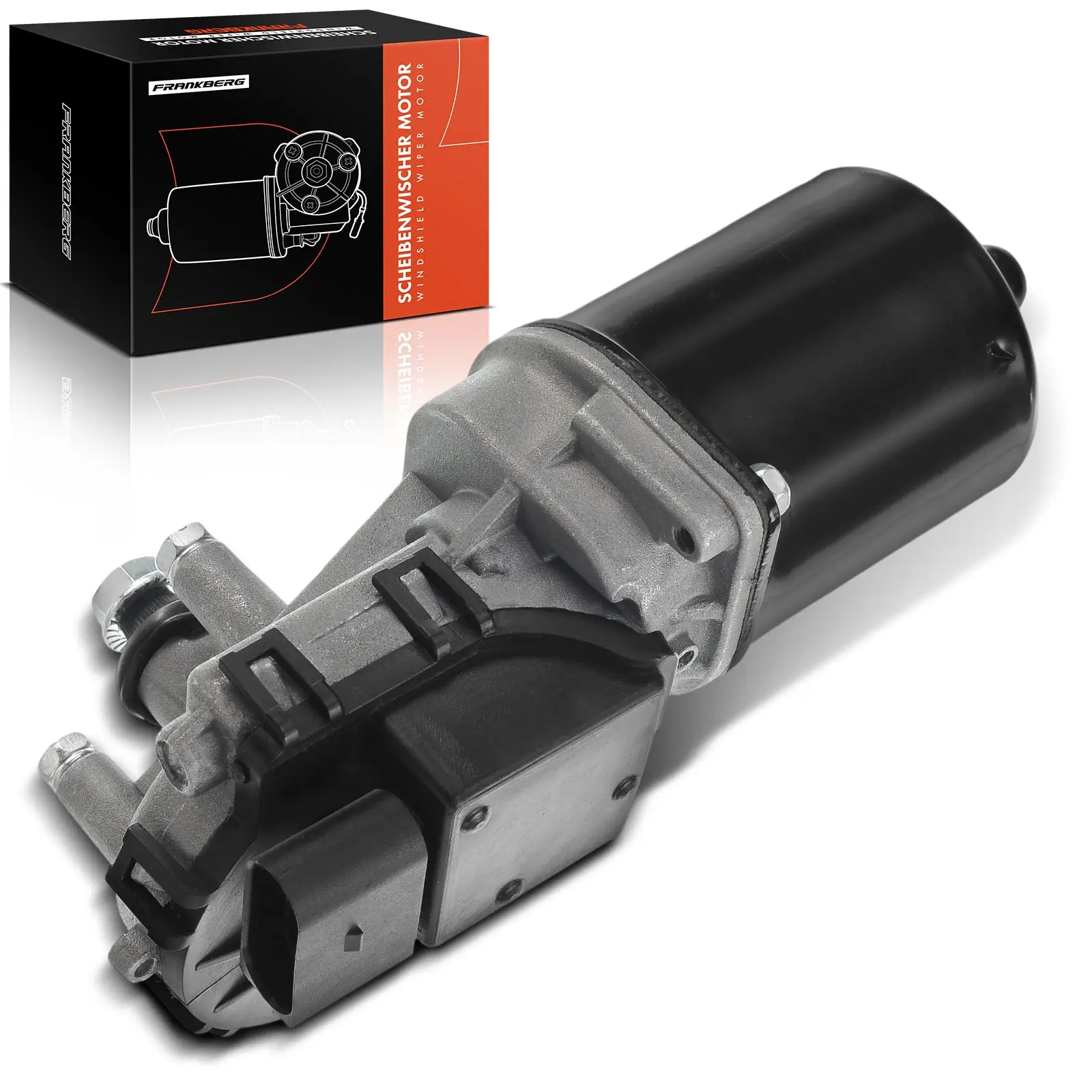 Frankberg 1x ruitenwisser Motor Schijfwissermotor voor Citroën Nemo Box/Station Wagon Fiat Qubo 225 064300023010 98846359 6401 H0