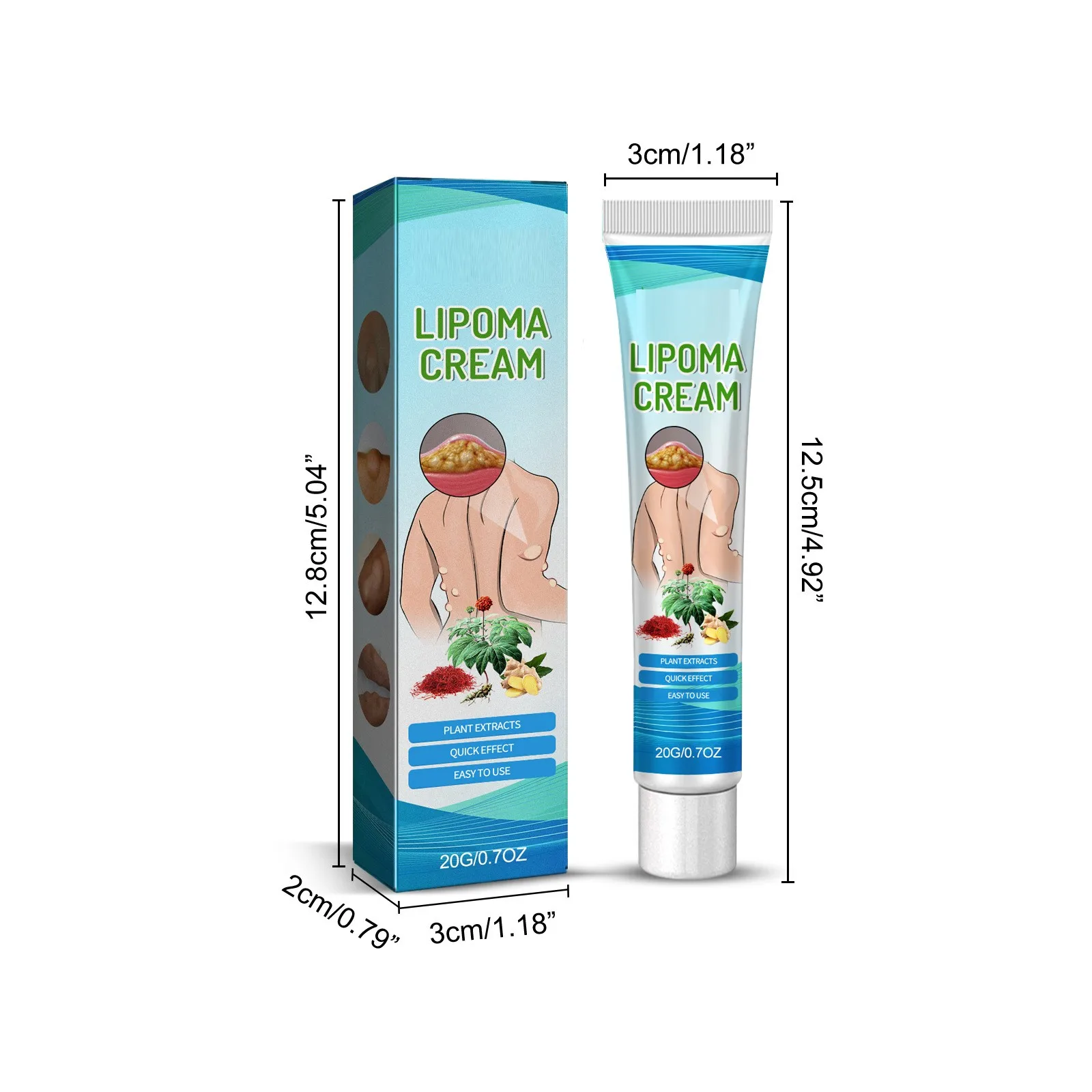 South Moon Lipoma Removal Cream Treatment Skin Swelling Lipolysis Fat Lump Cellulite Elimination Lump Nodule Smoothing Ointment