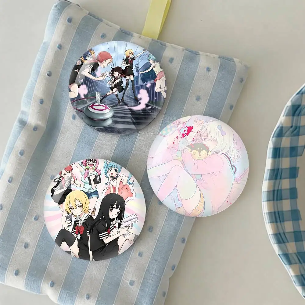 

Cute Girl M-Magical Girl Site ANIME Badge Tinplate Soft Button Pin Brooch Metal Badge Custom Jewelry Accessories Hat Bag Lapel