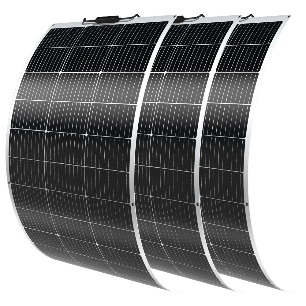 

BOGUANG 12V Flexible Solar Panel Battery kit 150W charger 19.8V 150W - 600W For hiking boat /Car/Home/camping equipment caravan