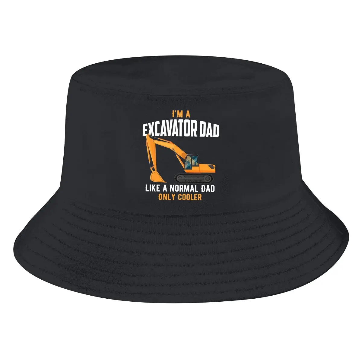 I'm A Excavator DadHeavy Equipment Unisex Foldable fisherman hat  Men And Women Beach Hat Creative Gift