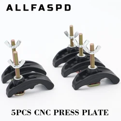 5Sets 85MM CNC Milling Engraving Mchine Bow Press Plate Clamp Fixture Fastening Platen for T-slot Working Table