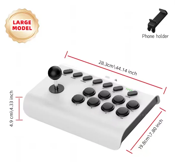 Arcade Joystick Wireless Gaming Controller for PC/Android/ios/Switch/PS3/PS4 Fighting Stick For Street Fighter/Mame