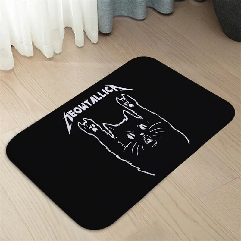 Meowtallica Floor Mats kitchen Linving Room Long Corridor Carpet Door Mats Decor Carpet Anti-Slip Floor Mats SJ-828