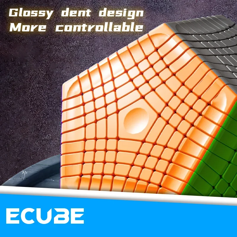 [ECube] DianSheng Galaxy Petaminx 9x9 Megaminx 9x9x9 Magnetic Magic Cube Bez naklejek Dodecahedron Profession Speed Puzzle