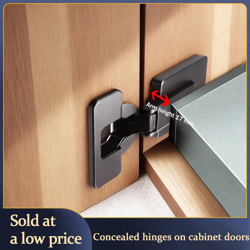 

STARSHINE Flat Panel Embedded Concealed Hinge Short Arm Hydraulic Damping Adjustable For Kitchen Cabinet Wardrobe Shoe Cabinet