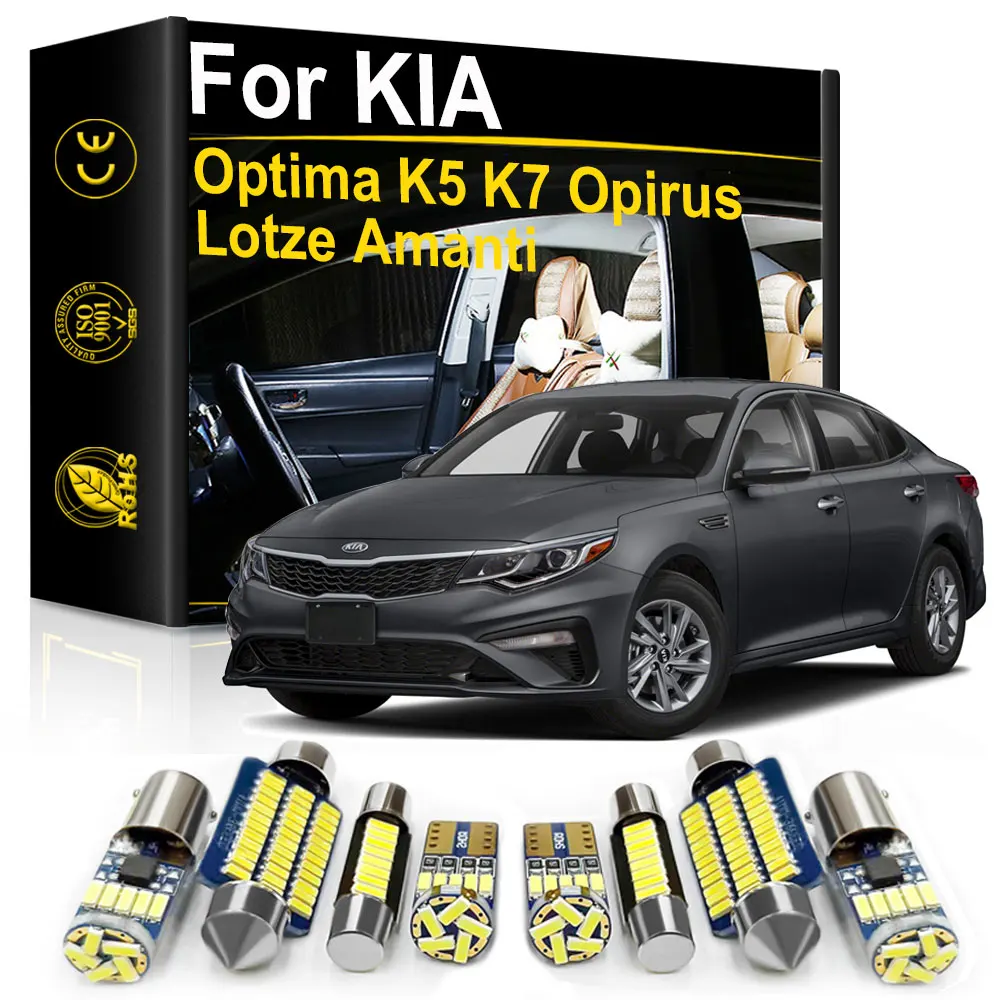 

For Kia Optima K5 K7 Lotze Opirus Amanti 2003- 2012 2013 2014 2015 2016 2017 2018 Car Interior Lights LED Accessories Canbus