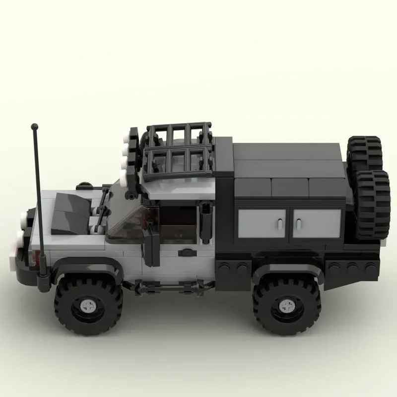 Stadsauto Films Model MOC Bouwstenen Super terreinwagen Modulaire technologie Geschenken Vakantie Monteer kinderen Speelgoedpak