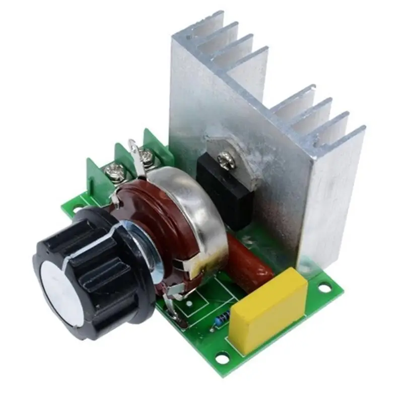 652F 220V 4000W Regulator Dimmer Electric Motor Speed Controller Electronic Regulator Dimmer Thermostat Regulator