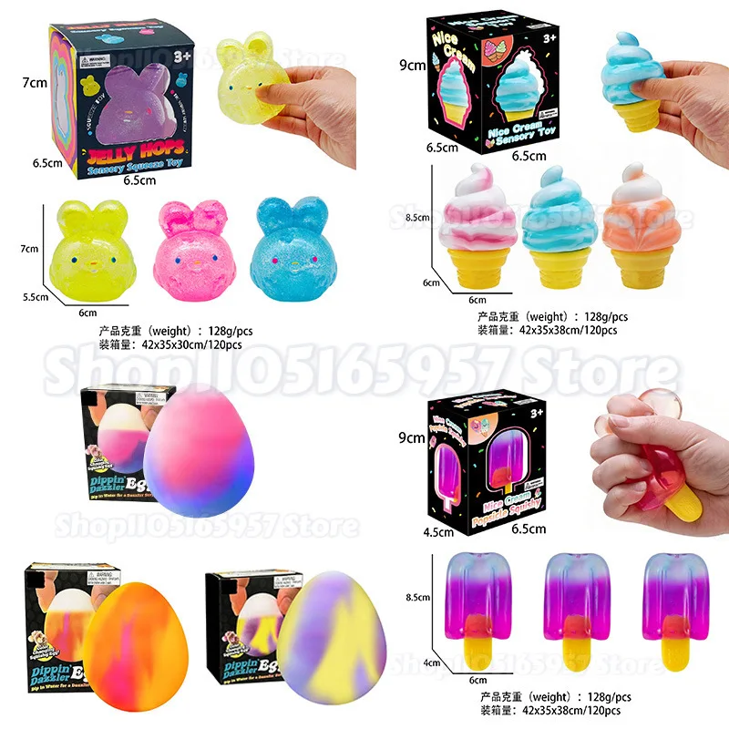 

HOT Product Nee-Doh Golden Egg Treasure Hunt Game Children'S Easter Fingertip Gyro Toy Box Anti-Stress Sensory Squeeze Toy