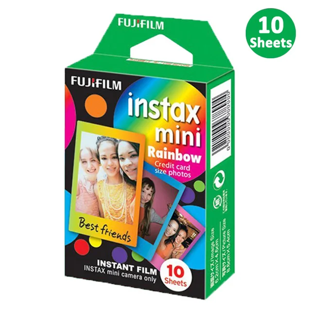 Filmy kolorowe Fujifilm Instax Mini 12 13 11, białe, 3 cale, klasyczne, 10-20 arkuszy do aparatów natychmiastowych 7+ 8 25 40 70 90, papier fotograficzny Link. — zdjęcie produktu 6