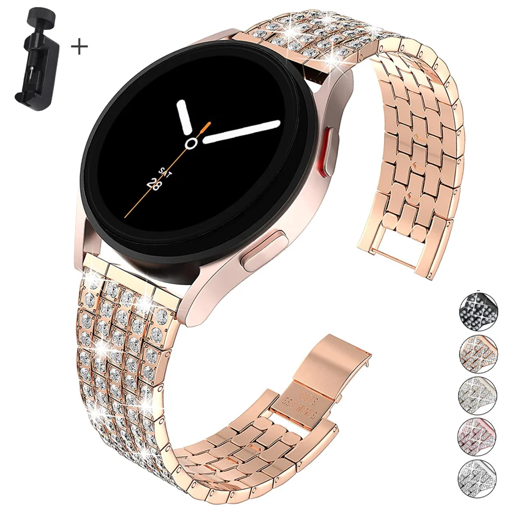 Pulseira luxuosa de diamante p - Smartwatch Luxury Watches For Women avaliação e preço