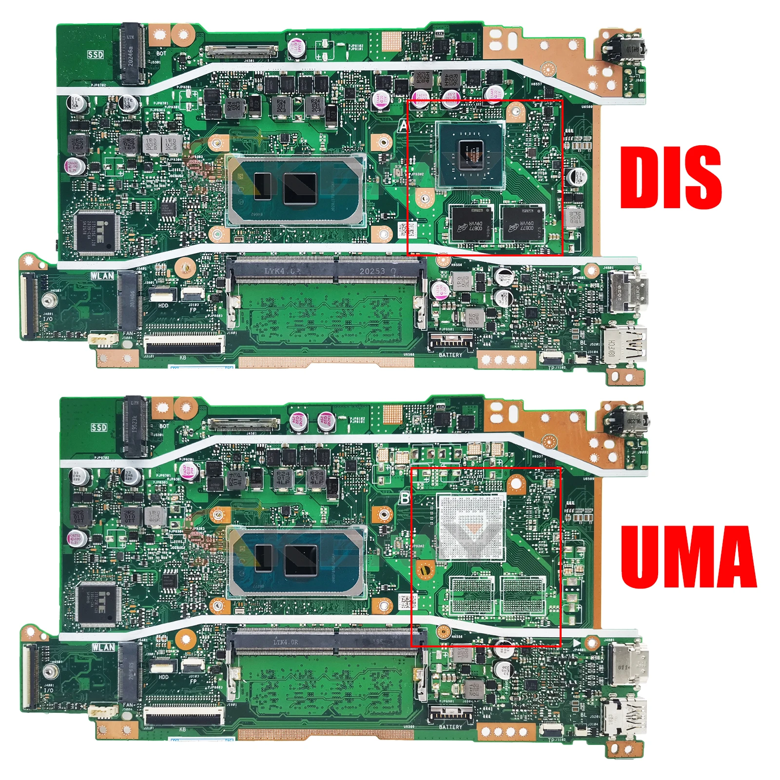 For ASUS P1510CJA Motherboard VivoBook X409 X409JB Laptop Mainboard 100% tested