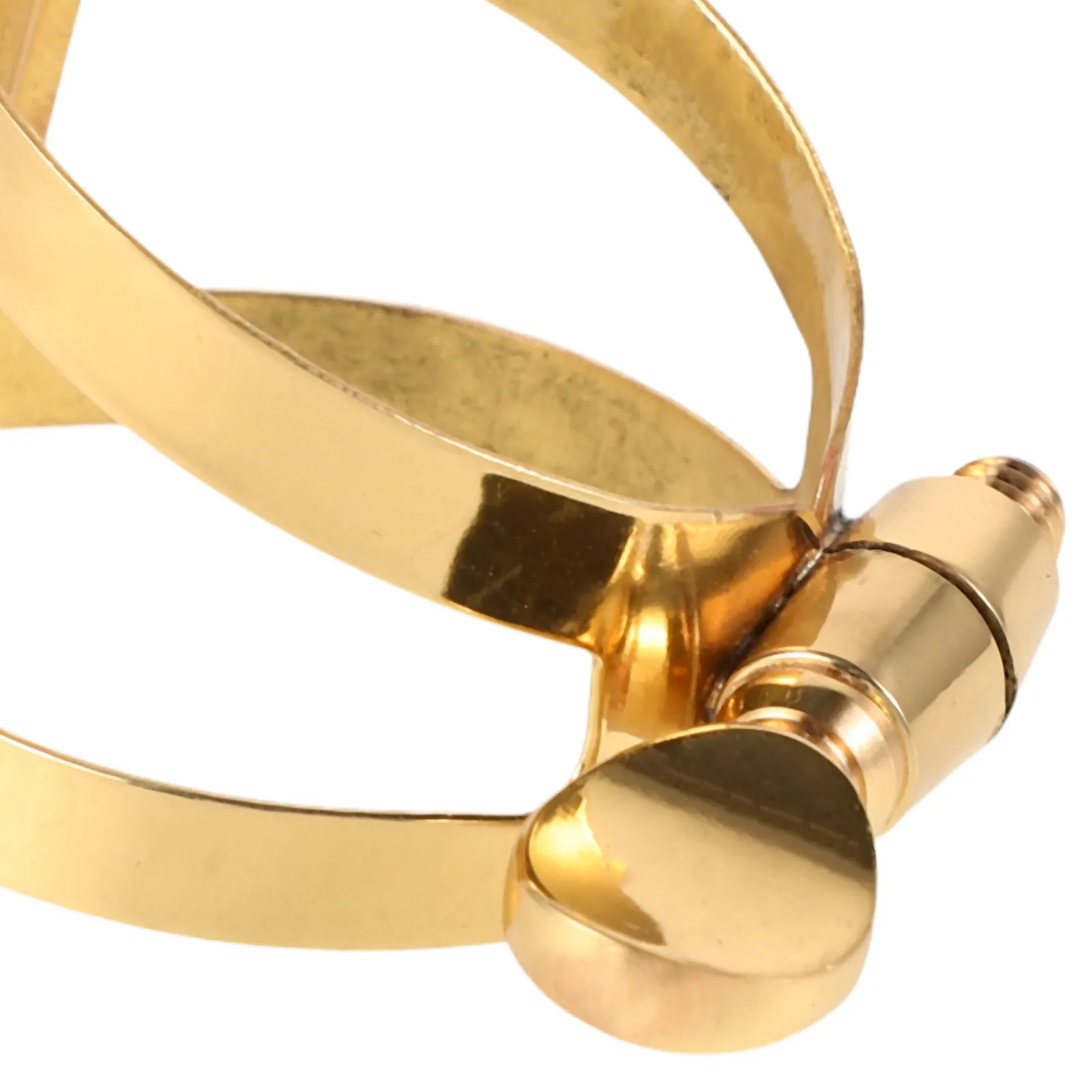 Ligature d'embout de Saxophone Alto, Clip de Saxophone en laiton, pièce de rechange, installation Simple, accessoires de Sax, pièces de Ligature