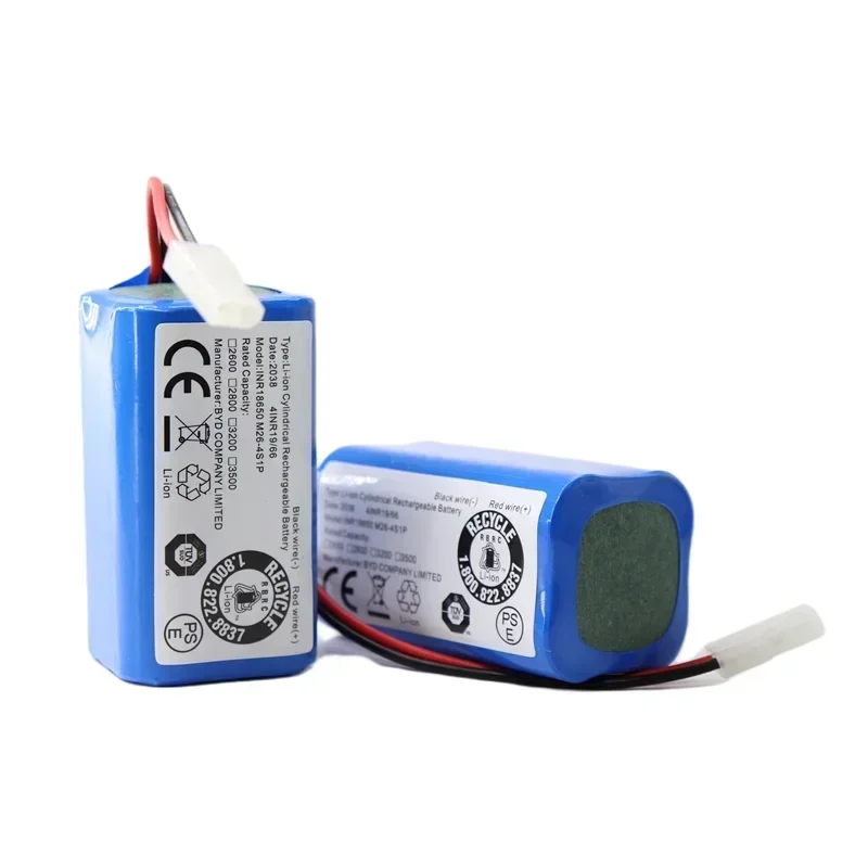 14.8V 2600mAh/3200mAh Li-ion Battery For Xiaomi Vacuum G1 Robot Battery For Panasonic MC-WRC53 For Phicomm For FLYCO