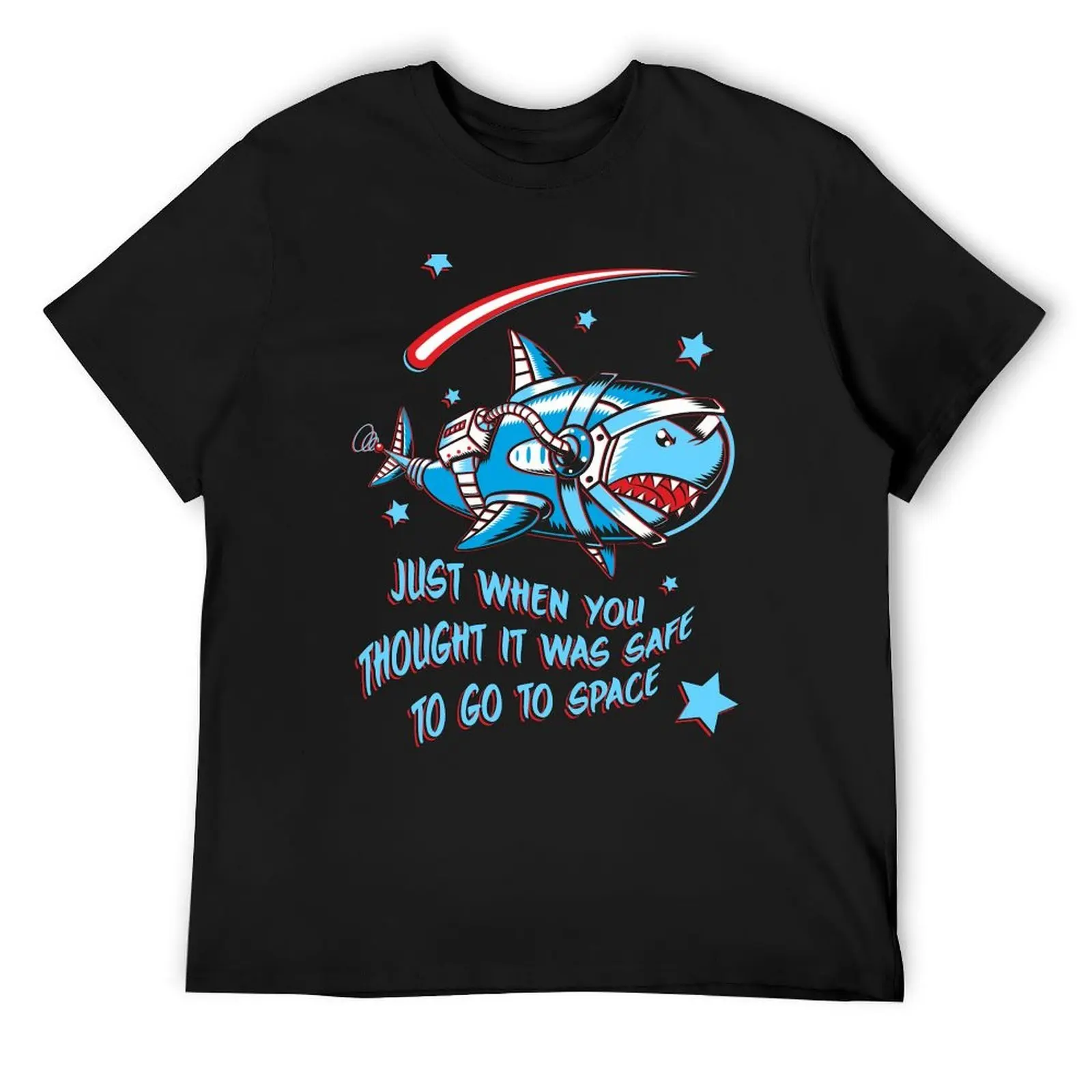 

Space Shark T-Shirt luxury t-shirt plus sizes man clothes t shirts for men graphic