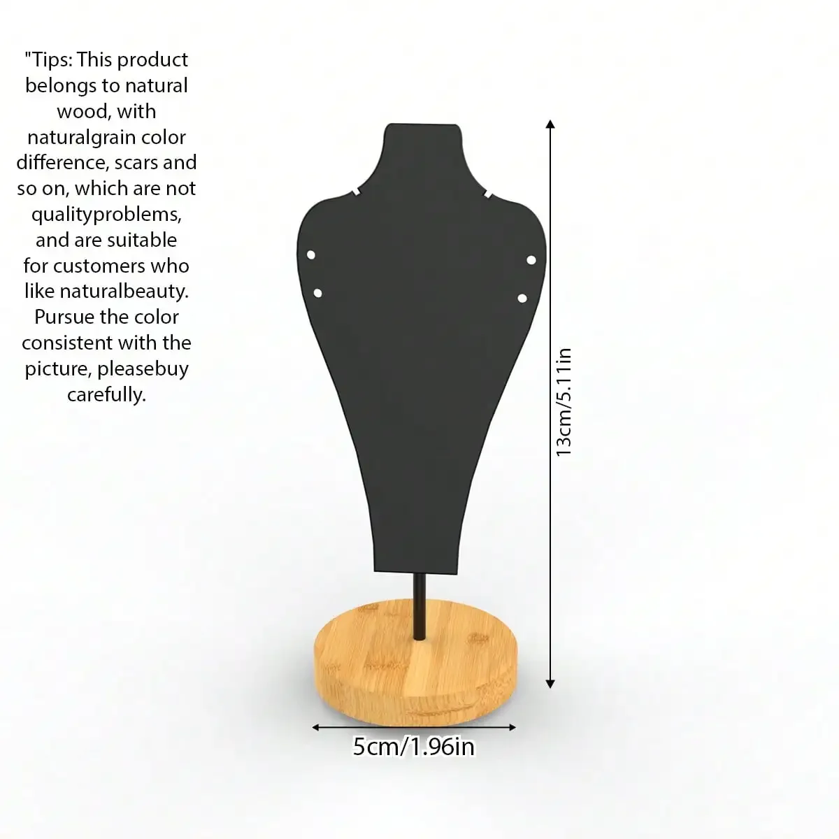 Modern Metal & Wood Jewelry Display Stand , Stylish Home Decor & Boutique Storage Solution