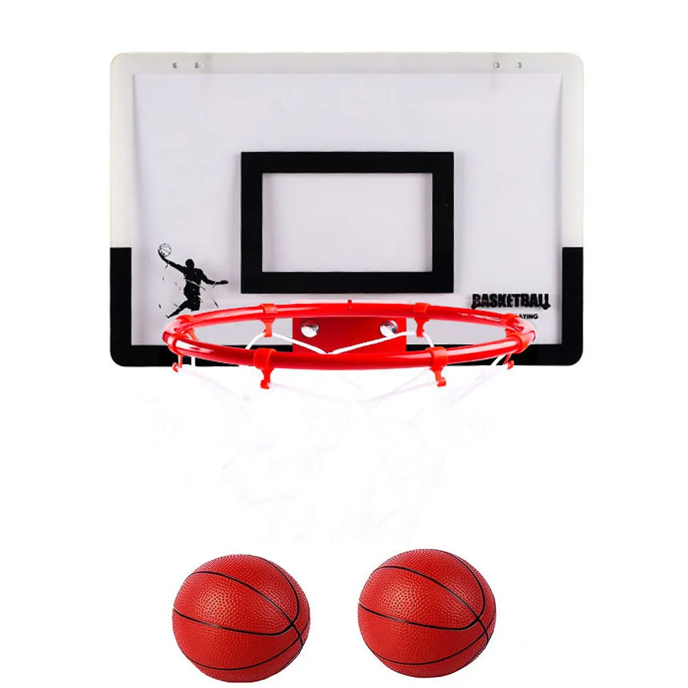 Mini Basketball Hoop Set for Kids and Adults, Bedroom, Door and Wall, 2 Balls