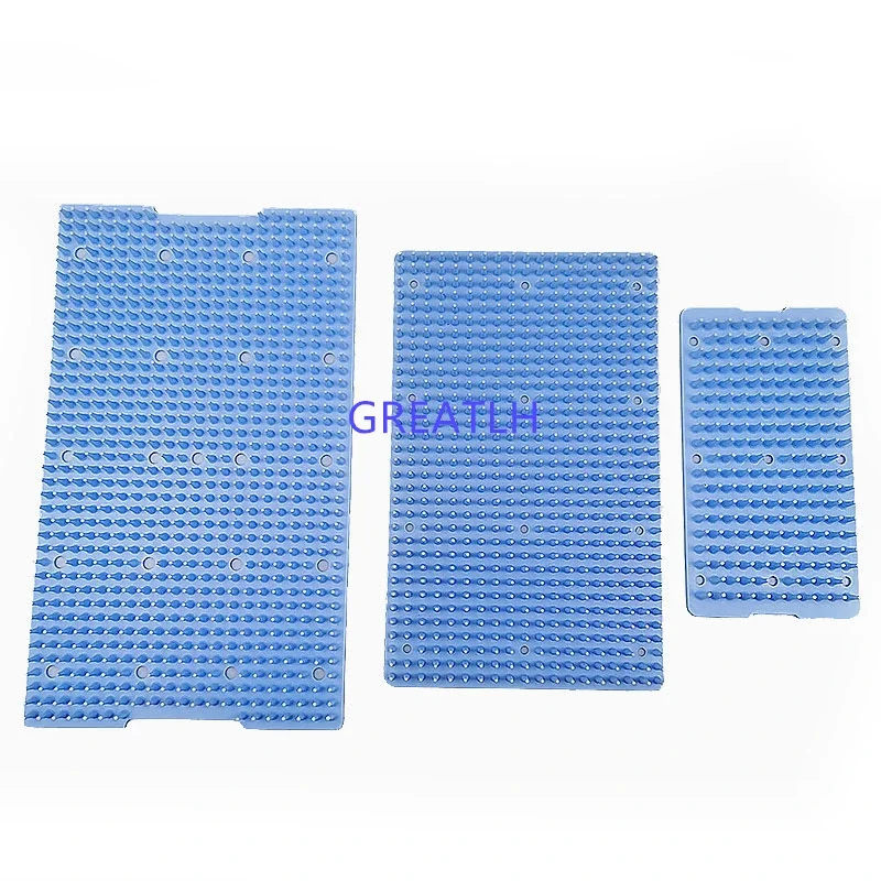 S/M/L Silicone Mats Disinfection Silicone Mat for Sterilization Tray Case Box Dental Surgical Instrument 1pcs