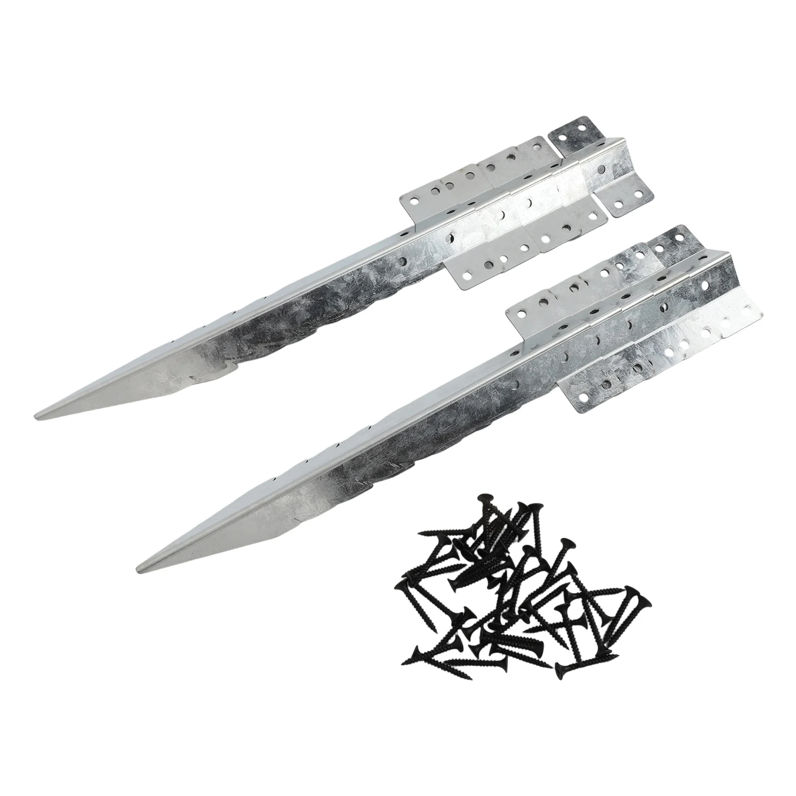 Robust Railway Sleeper Brackets for Gardens Available in 10 or 20 Packs with 40 or 80 Screws for Easy Installation
