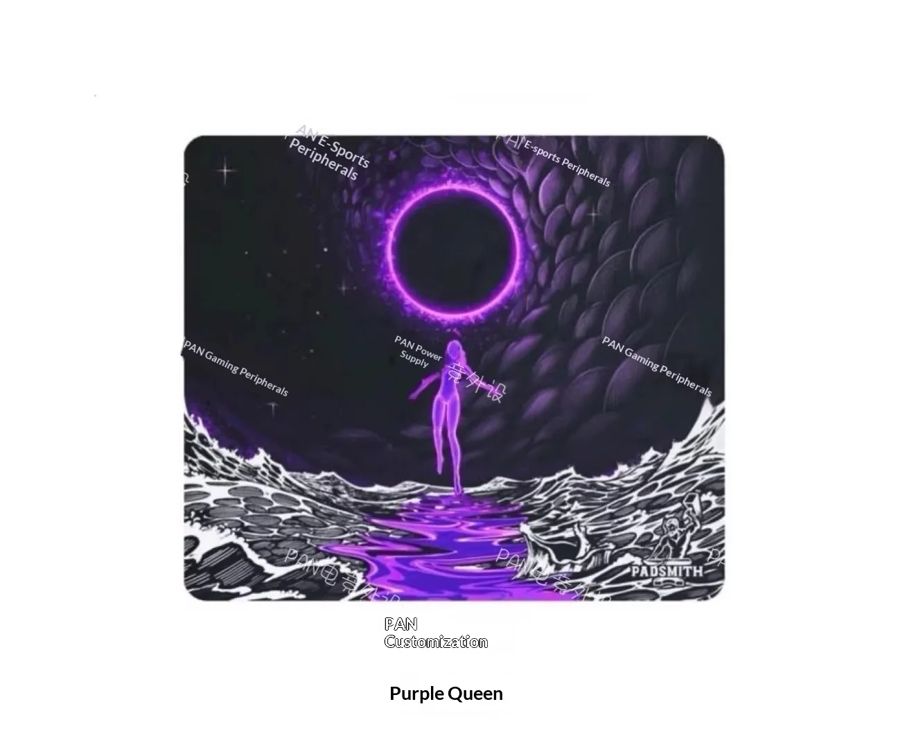 PAN Esports The Empress Glass Mousepad Smooth and Speed FPS Mouse Pad FPS Duplicate PADSMITH For APEX CSGO PC Accessories Gifts