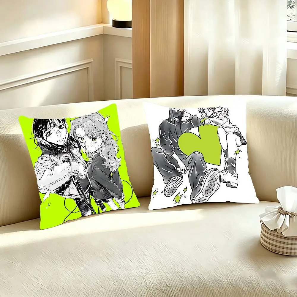 M-mitsuki koga aya O-osawa Pillow Case For Room Sofa Cushion Cover Suitable For Home Bedroom Decoration And Protector