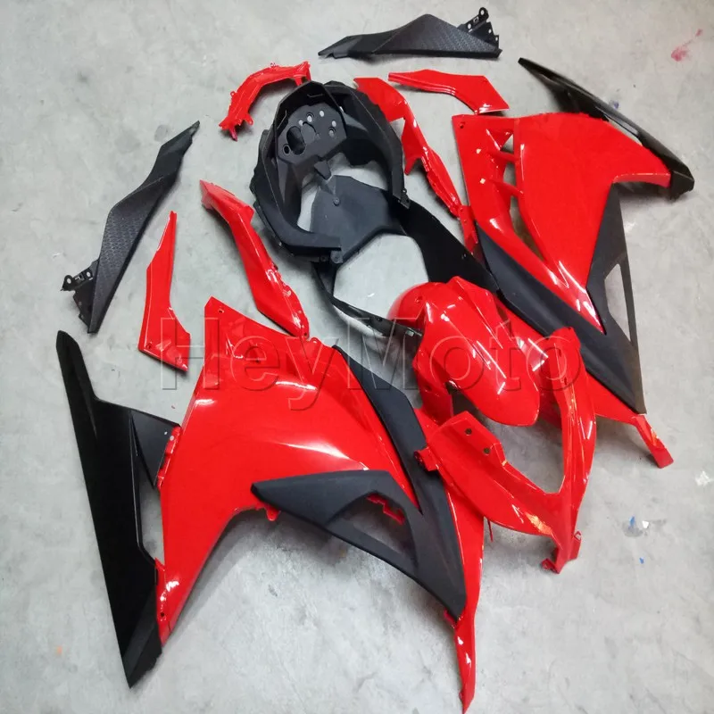 injection Fairings kit for ZX300R EX300 2013 2014 red ZX300R EX 300 13 14 motorcycle plastic kit