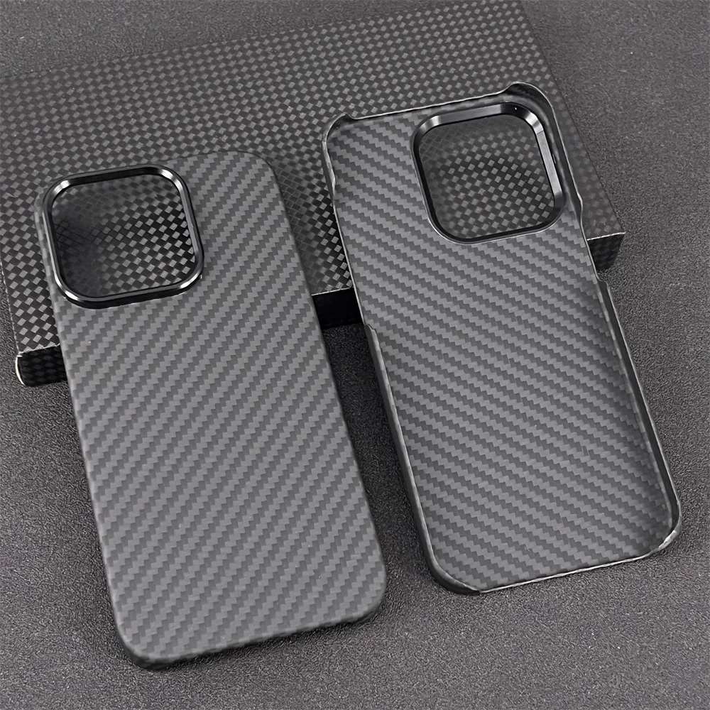 

Aramid Carbon Fiber Back Cover For iPhone 14Pro 14 Pro Max Cases Ultra Thin Anti-fall Ultra-Light Covers Bumper